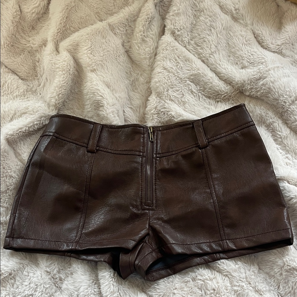 Leather Shorts